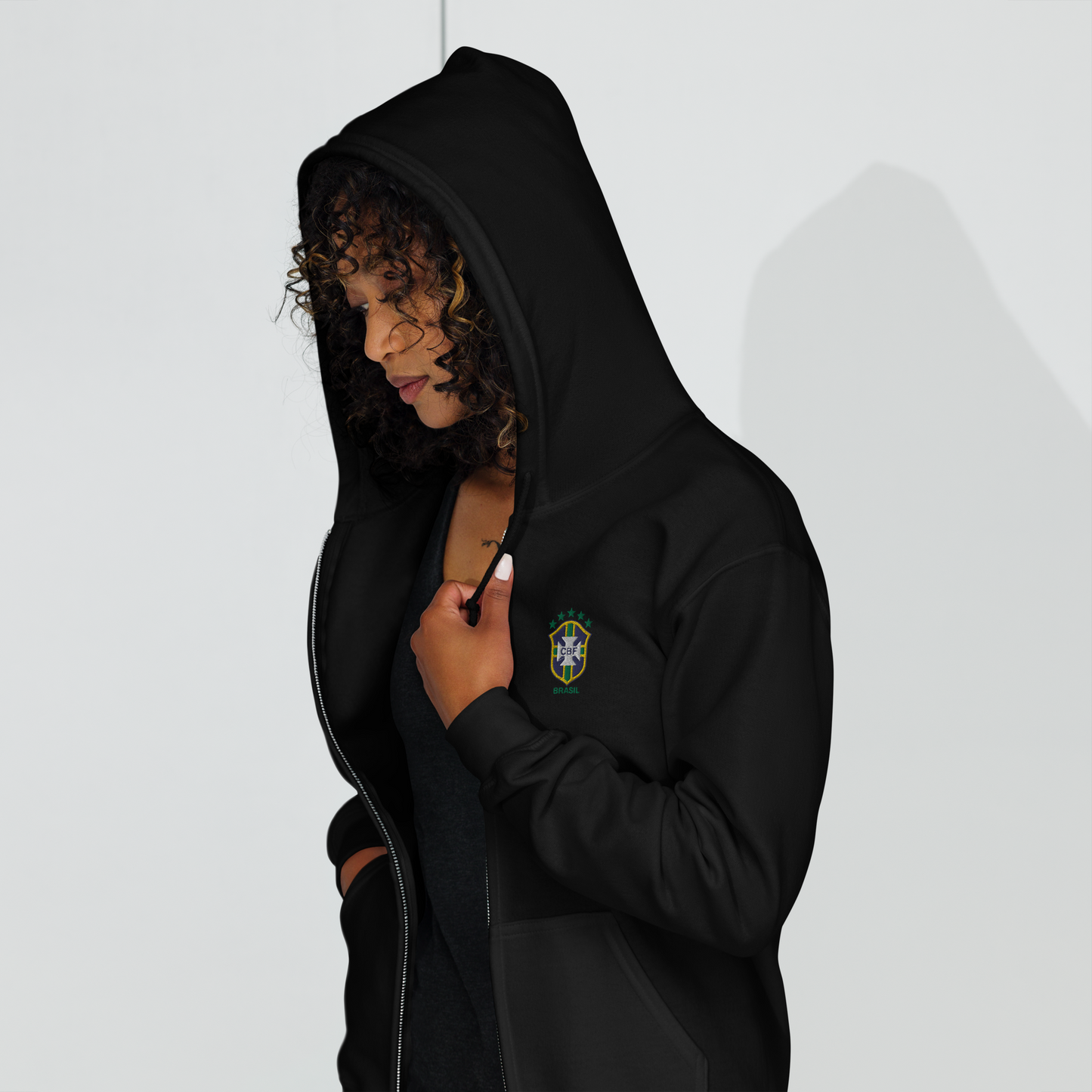 Brasil Zip up Hoodie